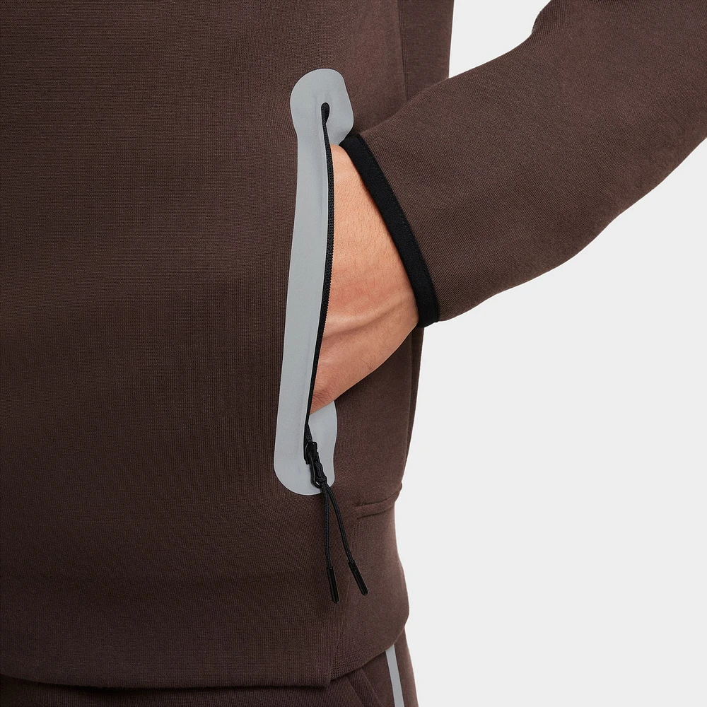 Nike Sportswear Tech Fleece Full-Zip Windrunner Baroque Brown / Bemis Silver