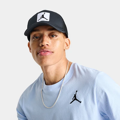 Jordan Rise Jumpman Patch Trucker Cap Black / White