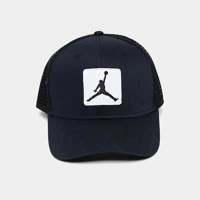 Jordan Rise Jumpman Patch Trucker Cap Black / White