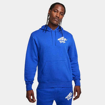 Nike Sportswear Club Hoodie Game Royal / - Sail