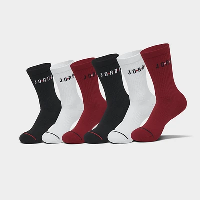 Jordan Essentials Crew Socks (6 Pairs) / Multi-Color