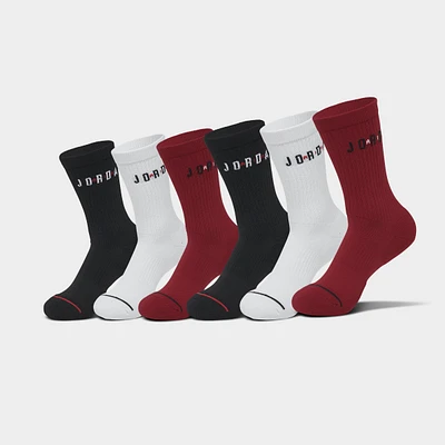 Jordan Everyday Crew Socks (6 Pack) / Multi-Color