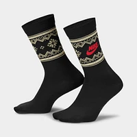 Nike Everyday Essentials Fair Isle Crew Socks Black / Coconut Milk