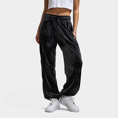 Nike Women's Sportswear Velour Jogger Black / Sail