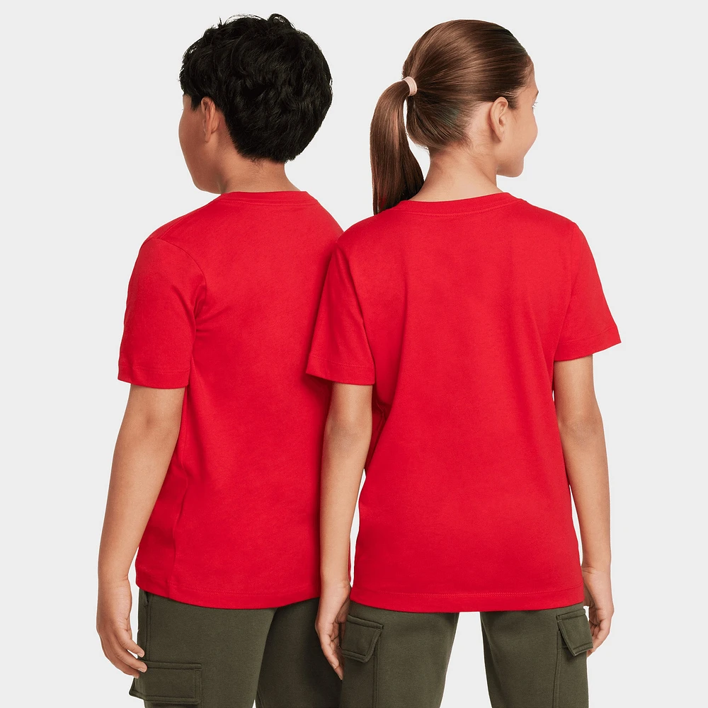 Nike Sportswear Juniors' Embroidered Futura T-Shirt / University Red