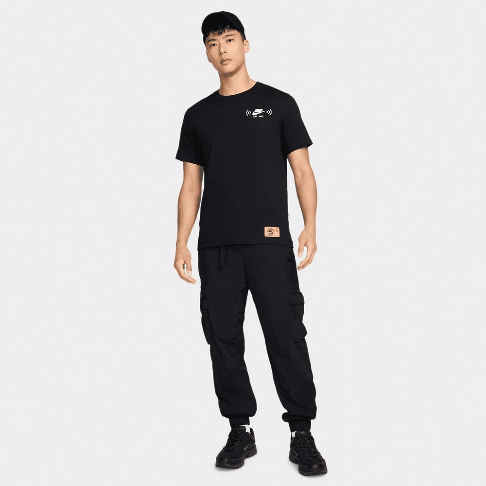 Nike Sportswear 'Swoosh FM' Graphic T-Shirt / Black