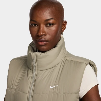 Nike Women's Sportswear Classic Therma-FIT Vest Light Army / White