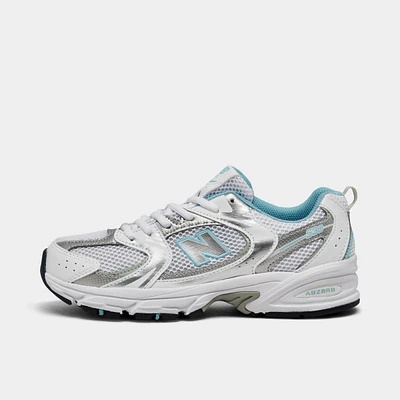 New Balance Juniors' 530 White / Silver - Light Blue