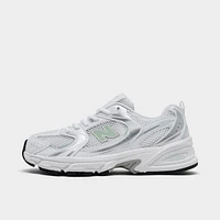 New Balance Juniors' 530 White / Silver