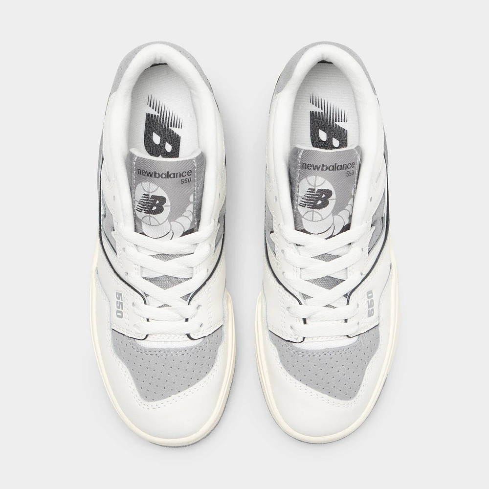New Balance Juniors' 550 White / Grey