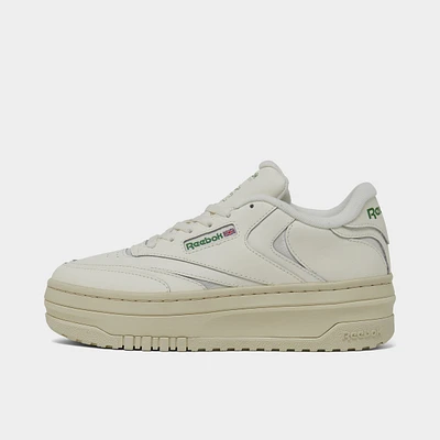 Reebok Women's Club C Extra Chalk / Green