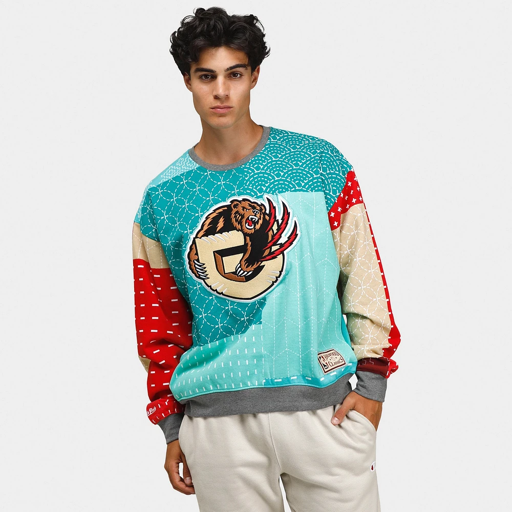 Mitchell & Ness Vancouver Grizzlies Kapital Crewneck / Teal