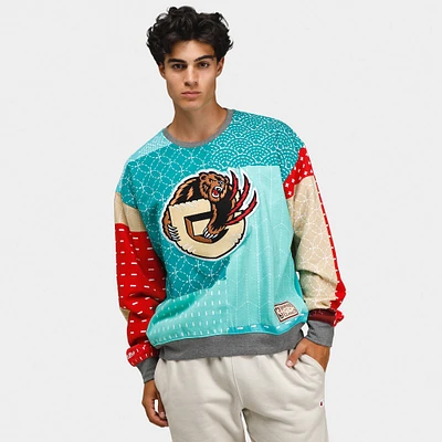 Mitchell & Ness Vancouver Grizzlies Kapital Crewneck / Teal