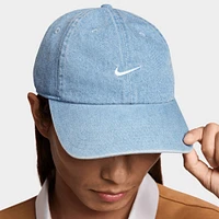 Nike Club Unstructured Denim Cap Aegean Storm / Thunder Blue - White