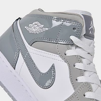 Jordan 1 Mid SE GS White / Cool Grey - Medium