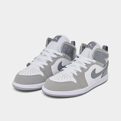 Jordan 1 Mid SE PS White / Cool Grey - Medium