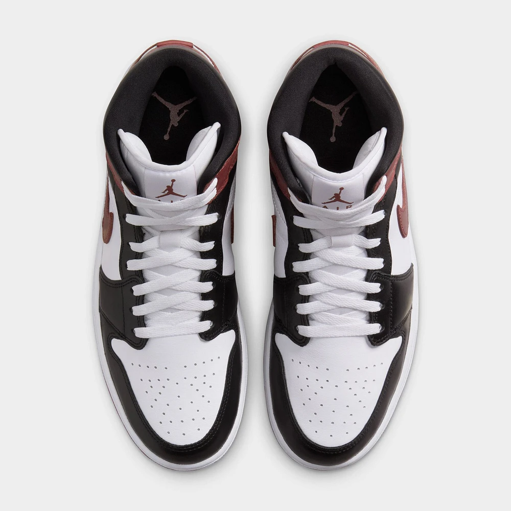 Jordan 1 Mid SE White / Dark Pony - Black