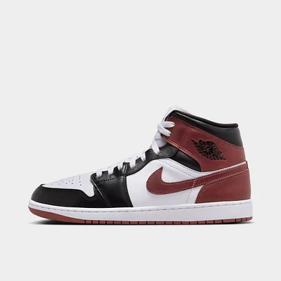 Jordan 1 Mid SE White / Dark Pony - Black