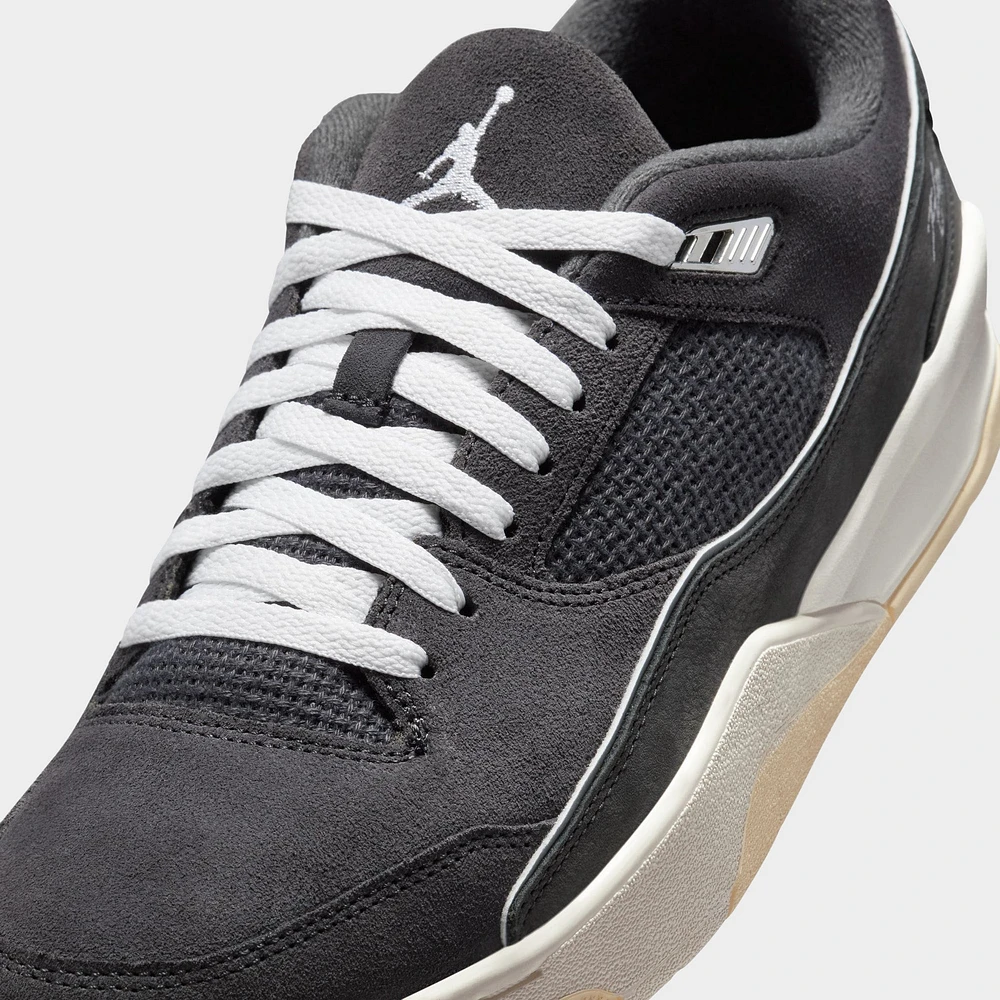 Jordan Flight Court Anthracite / White - Sail