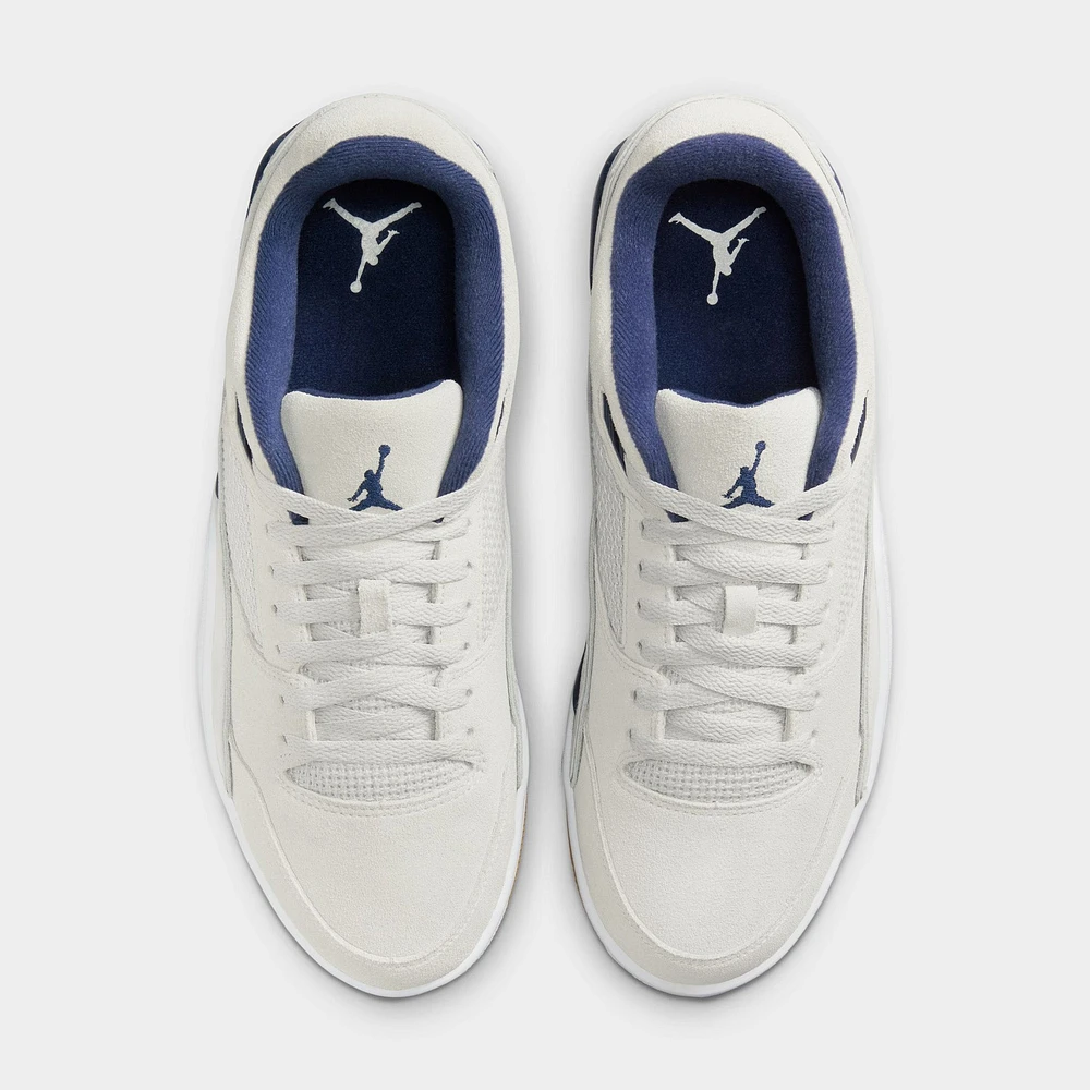 Jordan Flight Court Neutral Grey / Midnight Navy - White