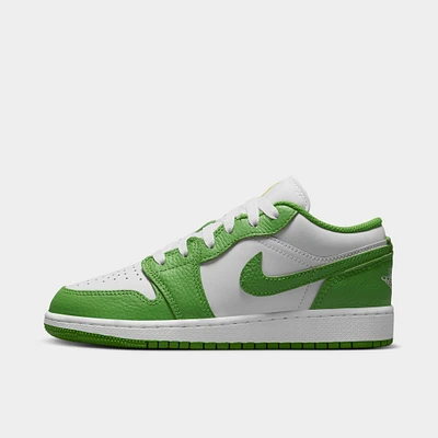 Jordan 1 Low SE GS White / Chlorophyll - Lightening