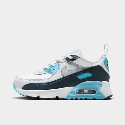 Nike Air Max 90 EasyOn PS White / Wolf Grey - Baltic Blue