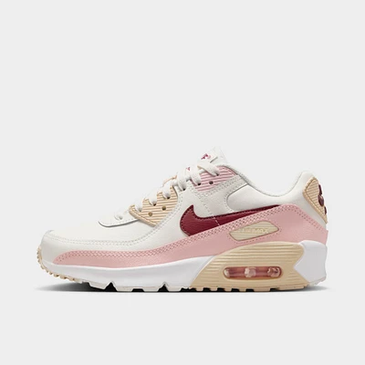 Nike Air Max 90 GS Phantom / Dark Team Red - Echo Pink