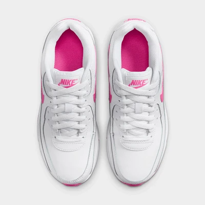 Nike Air Max 90 GS White / Laser Fuschia