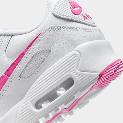 Nike Air Max 90 GS White / Laser Fuschia