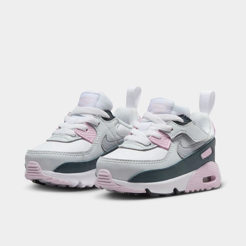 Nike Air Max 90 TD EasyOn White / Wolf Grey - Pink Foam