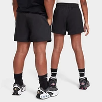 Nike Sportswear Juniors' Club Woven Shorts Black / White