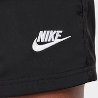 Nike Sportswear Juniors' Club Woven Shorts Black / White