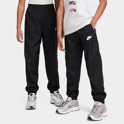 Nike Sportswear Club Juniors' Woven Joggers Black / White