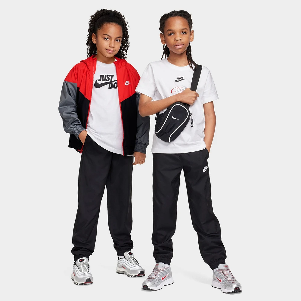Nike Sportswear Club Juniors' Woven Joggers Black / White