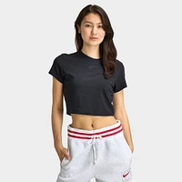 Nike Sportswear Women's Chill Knit Crop T-Shirt Black /