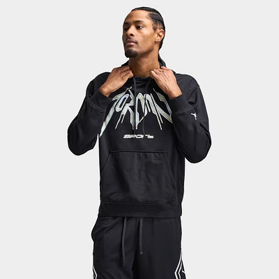Jordan Dri-FIT Sport Graphic Hoodie Black / White