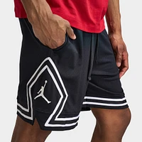 Jordan Dri-FIT Mesh Diamond Shorts Black / White