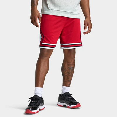 Jordan Sport Dri-FIT Mesh Diamond Shorts Gym Red / White - Black