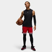 Jordan Sport Dri-FIT Mesh Diamond Shorts Gym Red / White - Black