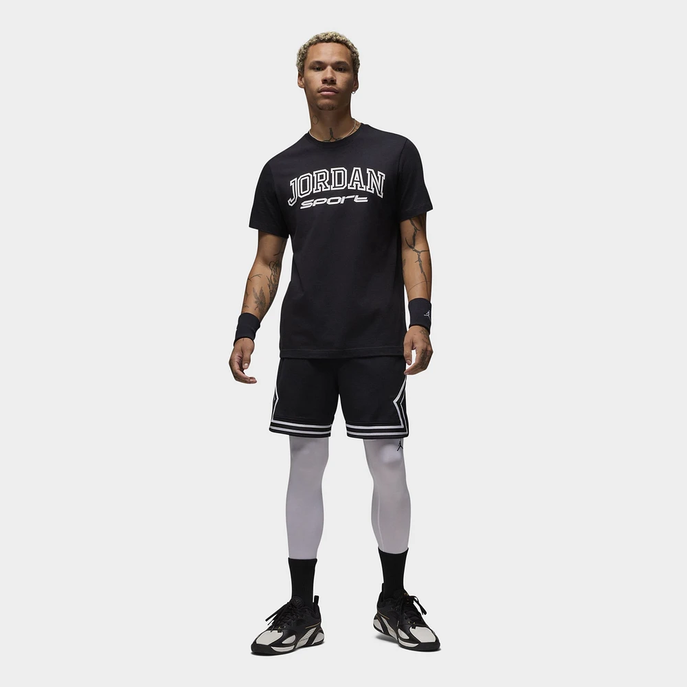 Jordan Dri-FIT Mesh Diamond Shorts Black / White