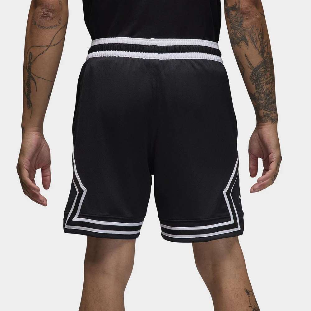 Jordan Dri-FIT Mesh Diamond Shorts Black / White