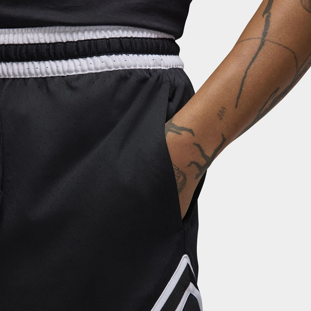Jordan Dri-FIT Mesh Diamond Shorts Black / White