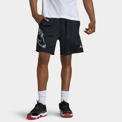 Jordan Sport Dri-FIT Graphic Shorts Black / White