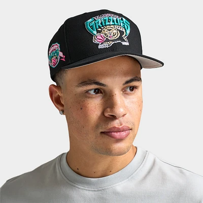 Mitchell & Ness Vancouver Grizzlies Neon Tropical Snapback / Black