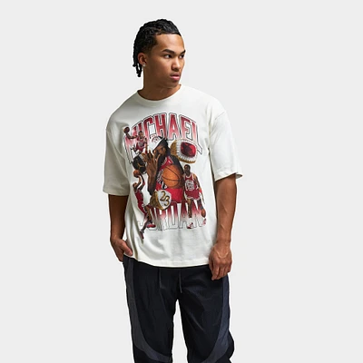 Jordan "Photo" Graphic Oversized T-Shirt Sail / Varsity Red