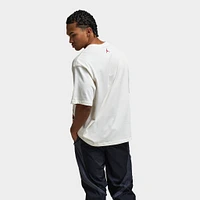 Jordan "Photo" Graphic Oversized T-Shirt Sail / Varsity Red