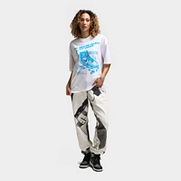 Jordan Women's Oversized Sneaker Graphic T-Shirt / White