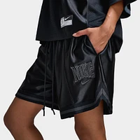 Nike Sportswear Women's Street 6" Satin Graphic Shorts Black / Anthracite