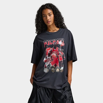Jordan Women's Oversized Graphic Tee Mixtape / Off Noir