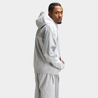 Nike Air Fleece Full Zip Hoodie Photon Dust / Lt Smoke Grey - Hyper Royal